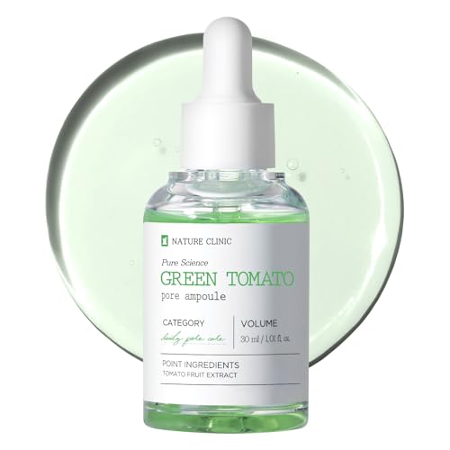 TOSOWOONG Green Tomato Pore Ampoule - Hydrating Face Serum for Skin Tightening