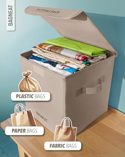 BagNeat Grocery Bag Storage Box - Organize Reusable Bags