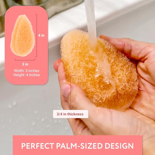 IMPRESA Reusable Facial Scrub Pads - 10 Count for Deep Cleansing