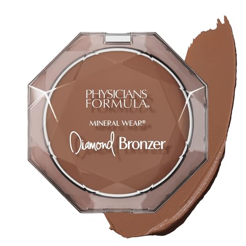 Physicians Formula Mineral Wear Diamond Bronzer - Deep Bronze Gem, 0.2 Ounce
