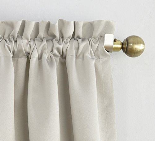 Sun Zero Easton Blackout Curtain Panel, 40" x 84", Energy Saving