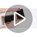 4x6 Double Hinged Picture Frame with Real Glass - Adjustable Display