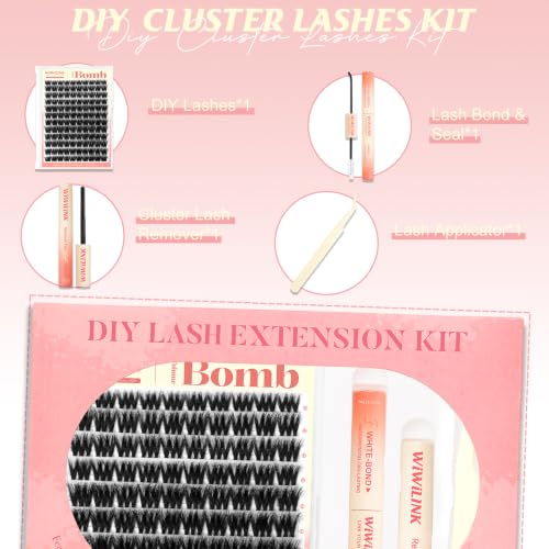 WiWiLINK Volume Bomb Lash Clusters Kit 10-18mm - Volume Bomb-Kit