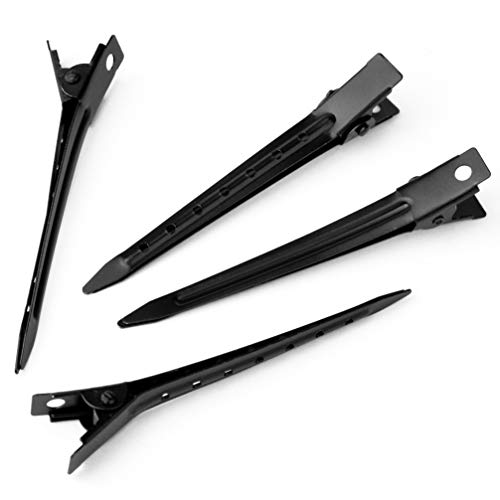 Bantoye 48 Pack 2.75 Inch Black Duck Bill Clips for Hair Styling