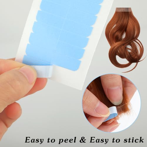 Mabor 120Pcs Double-Sided Hair Extension Tape Adhesive Strips