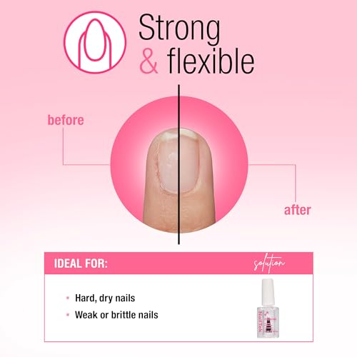 Nail Tek Nail Strengthener Clear 0.5 Fl Oz – Strengthening Nail Treatment for Dry, Brittle Nails – Pack of 1