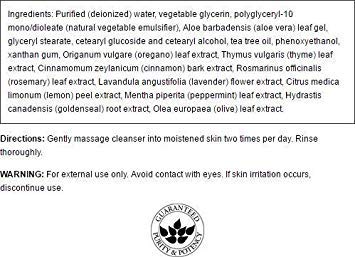 Swanson Tea Tree Oil Facial Cleanser - Natural Skin Care for Clear, Invigorated Skin