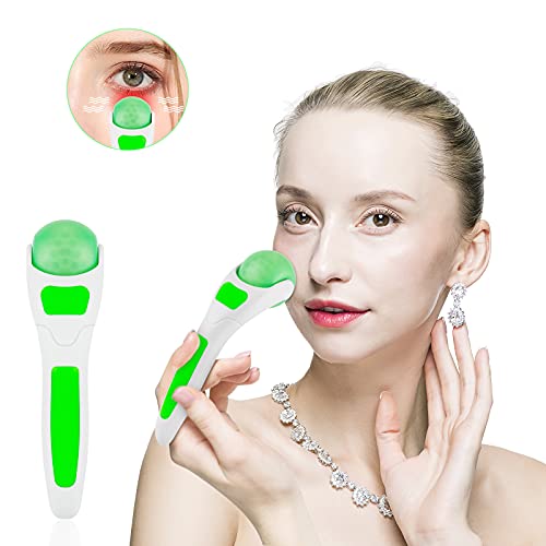 BFASU Green Ice Roller Set - 2 in 1 Face & Body Cooling Massage Tools for Puffiness & Fine Lines