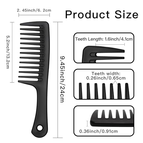 GAONSWOE Wide Tooth Comb - Large Detangling Comb for All Hair Types
