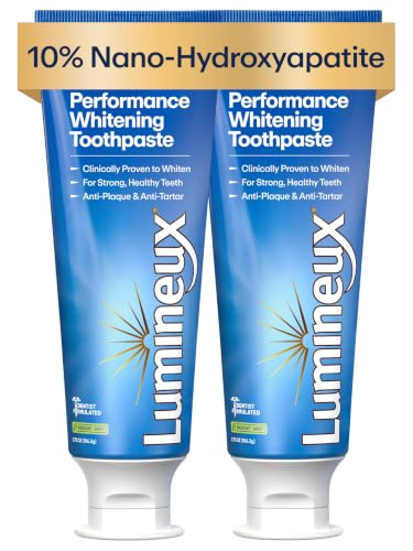 Lumineux 10% Nano Hydroxyapatite Whitening Toothpaste, 2 Count