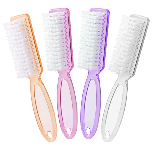 Larbois 4 Pack Nail Brush Set - Heavy Duty Fingernail & Foot Cleaner