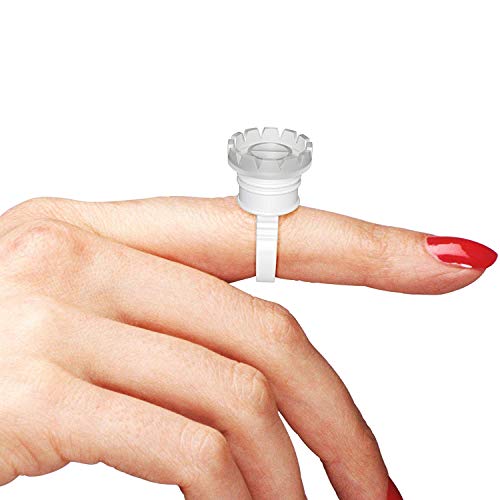 100 Pack Eyelash Extension Glue Cups for Lash Grafting & Application