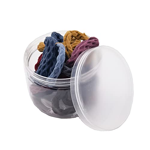 BLBM Diamond Pattern Hair Ties - 20 Pcs High Elastic Ponytail Holders