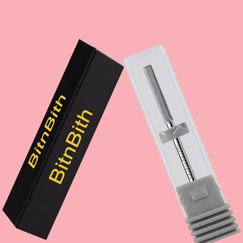 BitnBith 3XF Flat Nail Drill Bit for Natural Nail Care, Dead Skin Removal