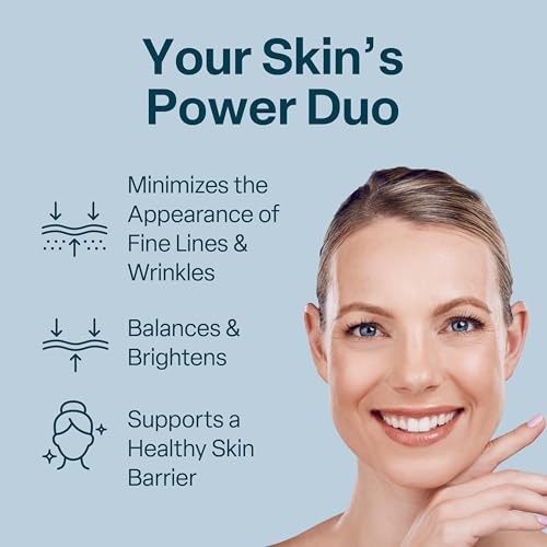 QRxLabs 1% Retinol & 5% Niacinamide Face Serum - Anti-Aging Treatment, 2 oz
