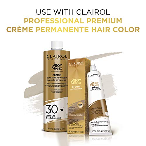 Clairol Professional 40 Volume Hair Developer 16 oz (Pack of 2) - Permanent Color & Deep Conditioning