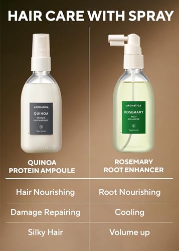 AROMATICA Quinoa Protein Hair Ampoule - Leave-In Nourishing Hair Treatment