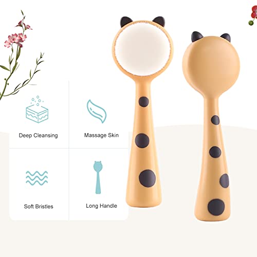 Hysotok Soft Bristle Facial Cleansing Brush for Deep Exfoliation