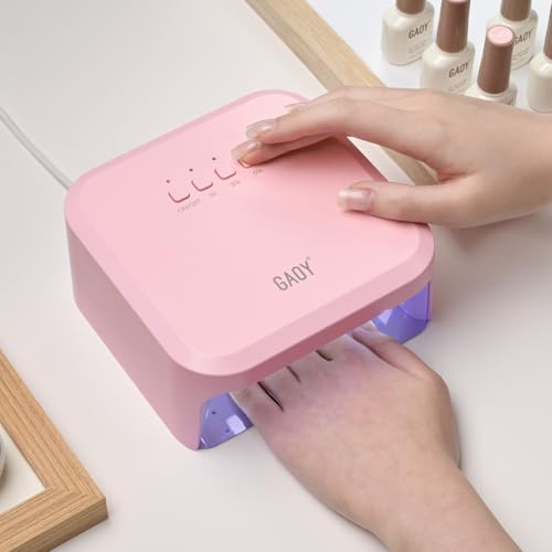 GAOY Pink Fast Curing Nail Lamp with Infrared Sensor & 3 Timers