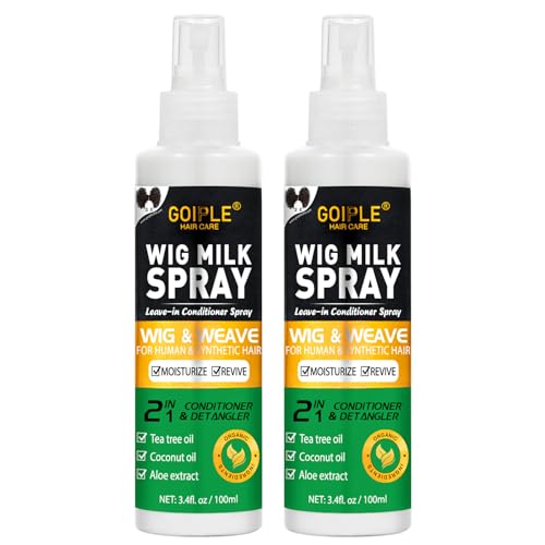 2-in-1 Wig Milk Spray for Synthetic Hair - Leave-In Conditioner & Detangler