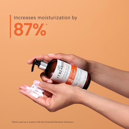 CURLSMITH Essential Moisture Conditioner for Curly Hair - Vegan & Hydrating