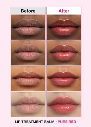 ISOI Bulgarian Rose Lip Treatment Balm - Pure Red, Hydrating & Tinted