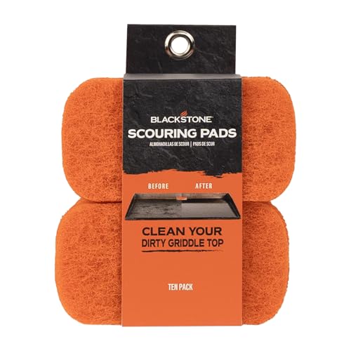 Blackstone Replacement Griddle Scrub Pads - 10 Pack for Heavy-Duty Cleaning
