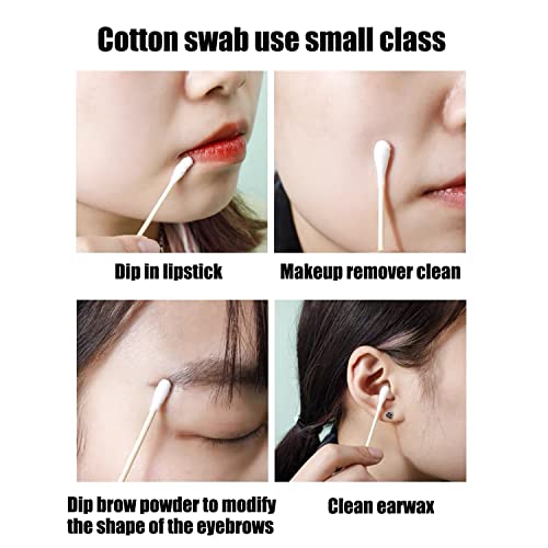 Bamboo Cotton Swabs XL Size - 756pcs Natural Cotton Buds