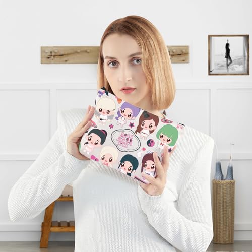 WZMPA Pink 4 Makeup Bag - Waterproof Cosmetic Zipper Pouch