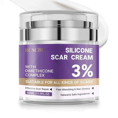 RCSCBC Scar Soothing Cream 1PCS - Advanced Silicone Scar Removal for Surgical, Acne, Burns, C-Section & Injury