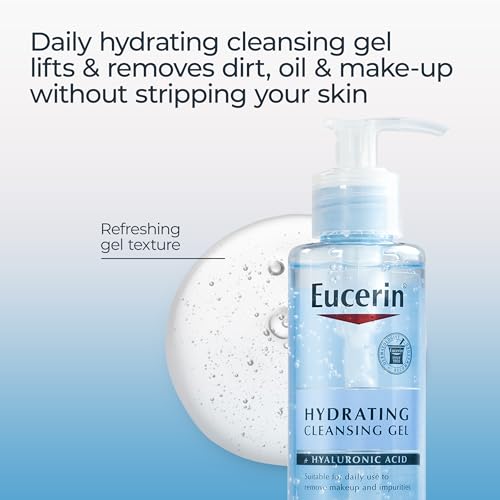 Eucerin Hydrating Cleansing Gel with Hyaluronic Acid - 6.8 FL OZ
