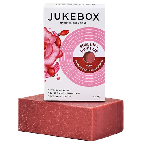 JUKEBOX Rose Hips Don't Lie Natural Cold Process Bar Soap, 4.5 oz