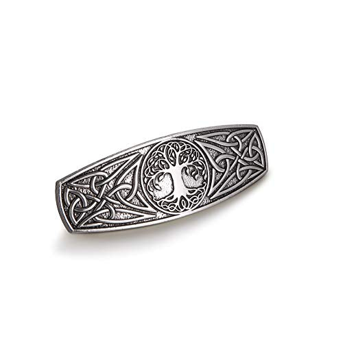 TEAMEER Vintage Celtic Knot Hair Clip - Elegant Metal Barrettes for Women