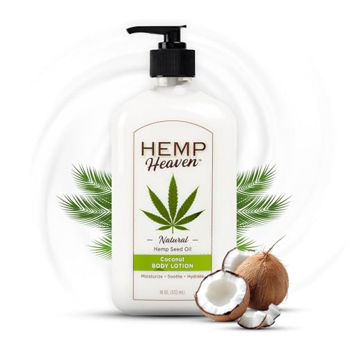 Hemp Heaven Natural Hemp Seed Oil Body Lotion - Strawberry Hibiscus, 18 oz