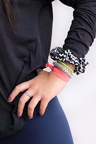 Kenz Laurenz No Crease Hair Ties - Ouchless Ponytail Holders (50 Pack)
