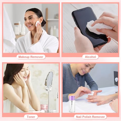 ShanySheny 5.1oz Push Down Pump Dispenser - 3-Pack Nail Polish Remover