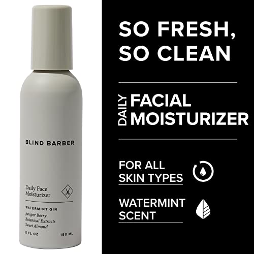 Blind Barber Daily Face Moisturizer & Aftershave for Men - Hydrating 5oz