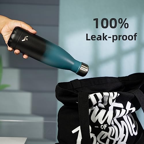 25 oz Insulated Stainless Steel Water Bottle - Indigo Black