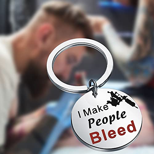 AKTAP Tattoo Artist Keychain - Unique Body Art Jewelry Gift for Tattooers