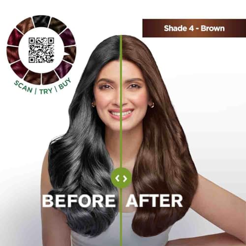 Garnier Color Naturals Crème Hair Dye Shade 4 Brown 70ml + 60g