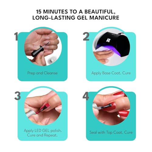 RC Red Carpet Manicure LED Gel Polish - Sheer Nude Crème, 21 Days Chip-Free