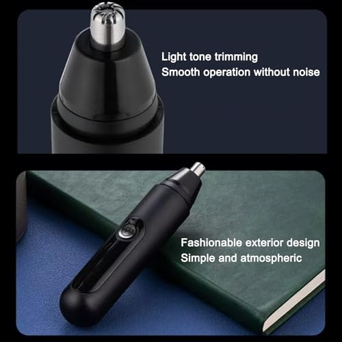 HILYC Professional Nose Hair Trimmer with LED Display - USB Rechargeable, Waterproof & Painless