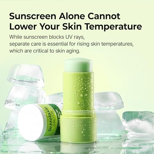 Dr.Melaxin Cactox Pore Relief Multi Balm Stick ? Zinc PCA & ADENOSINE Cooling & De-Puffing Face Balm for Enlarged Pores & Puffy Skin, Pore Minimizing with Cactus Extract, Korean Skincare, 0.88 oz