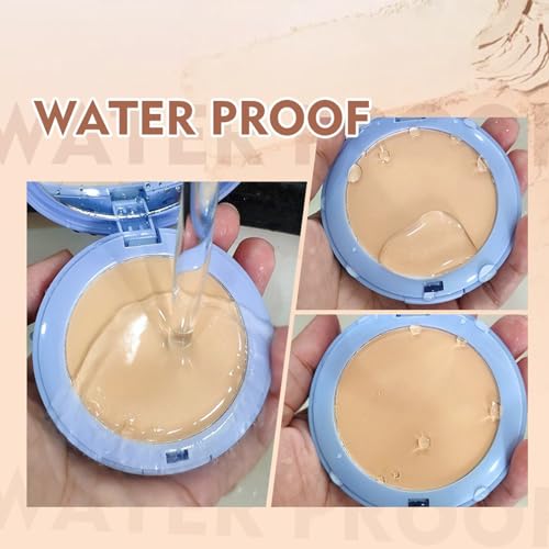ONMYLOVIN Ivory Oil Control Pressed Powder 1.21oz Matte Long Lasting Face Makeup