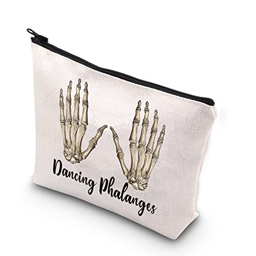 Dancing Phalanges Crime TV Show Inspired Makeup Bag - Zipper Pouch for Cosmetics & Accessories