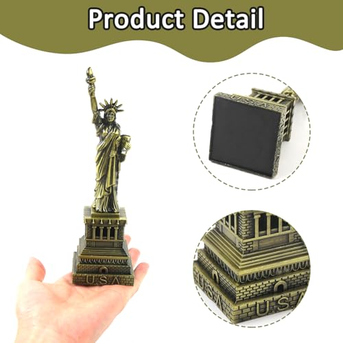 Statue of Liberty 7-Inch Alloy Sculpture for Home & Office Decor