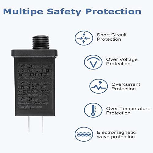 12V 1A Class 2 Power Supply Adapter for Yard Inflatable Decorations