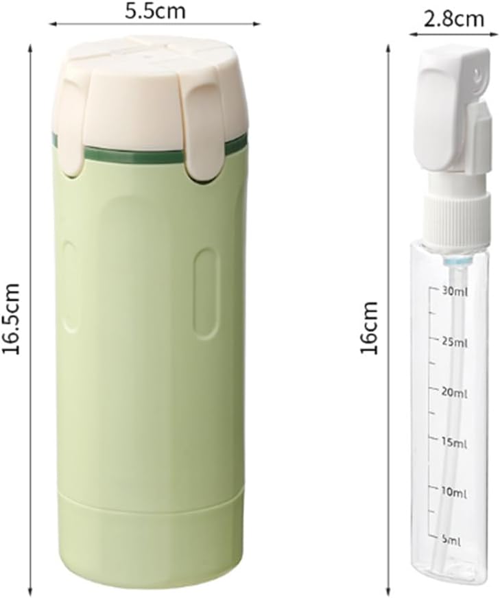 Pourpod 4-in-1 Travel Bottle - Versatile Green Design for On-the-Go Hydration