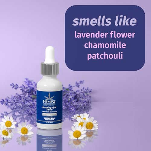 Hempz Lavender & Chamomile Facial Serum 1oz. - Anti-Aging & Hydrating