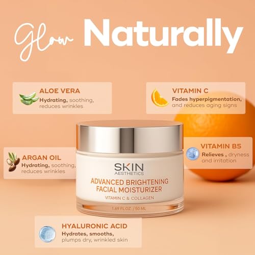 Skin Aesthetics Vitamin C & Collagen Face Moisturizer Duo Pack